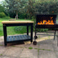 BBQ Table, Pizza oven and preparation station