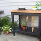 BBQ Table, Pizza oven and preparation station